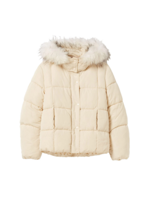 Bershka Téli dzseki  krém-Hungary