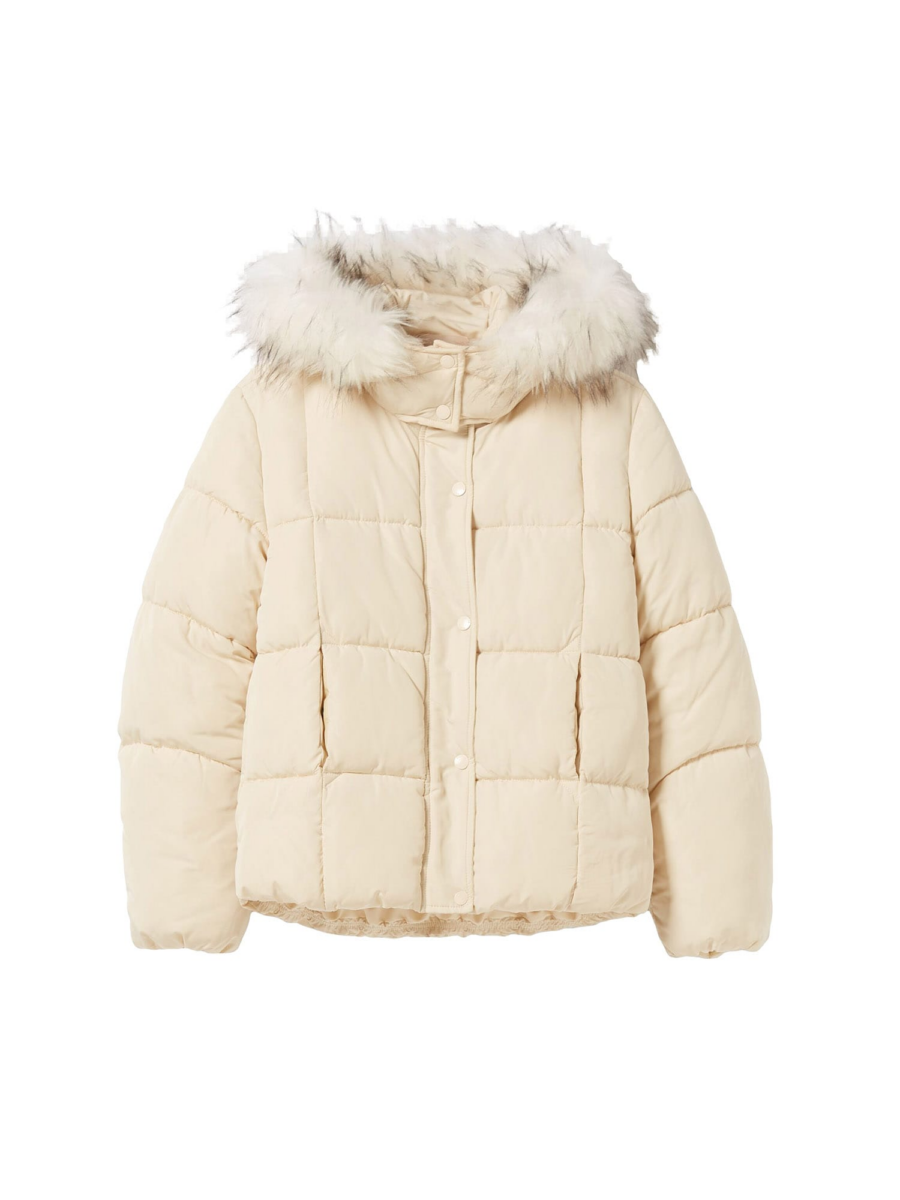 Bershka Téli dzseki  krém-Hungary