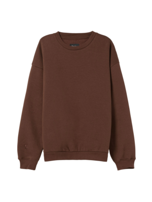 Bershka Tréning póló  csokoládé-Hungary