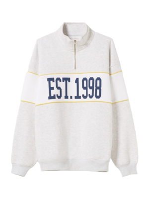 Bershka Tréning póló  tengerészkék / sárga / világosszürke / fehér-Hungary