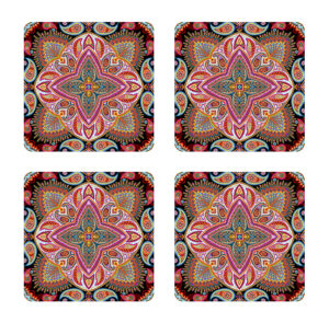Bertoni Home Unisex's 4 Table Pads Set Polka