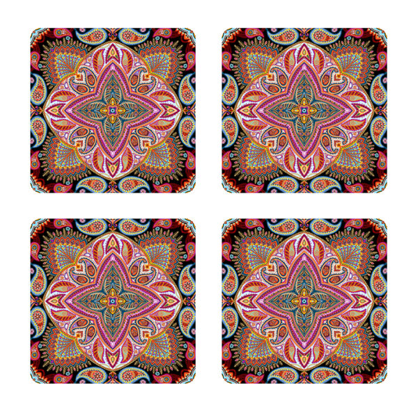 Bertoni Home Unisex's 4 Table Pads Set Polka