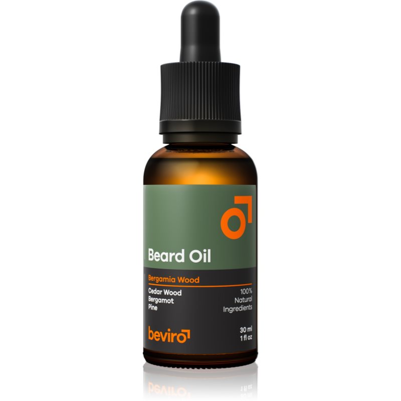 Beviro Bergamia Wood szakáll ápoló olaj fa illattal 30 ml-Eredeti