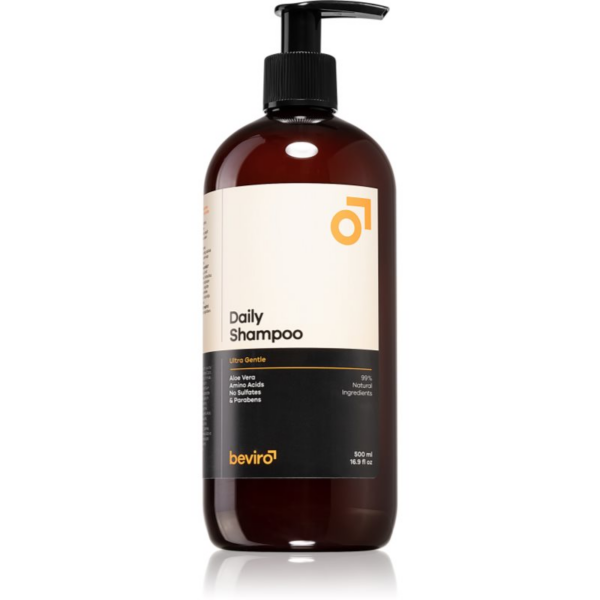 Beviro Daily Shampoo Ultra Gentle férfi sampon Aloe Vera tartalommal Ultra Gentle 500 ml-Ár