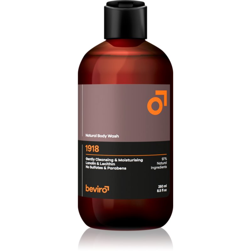 Beviro Natural Body Wash 1918 fürdőgél férfiaknak 250 ml-Ár