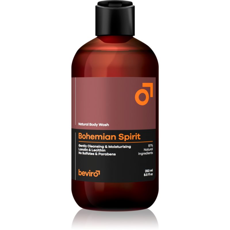 Beviro Natural Body Wash Bohemian Spirit fürdőgél férfiaknak 250 ml-Ár