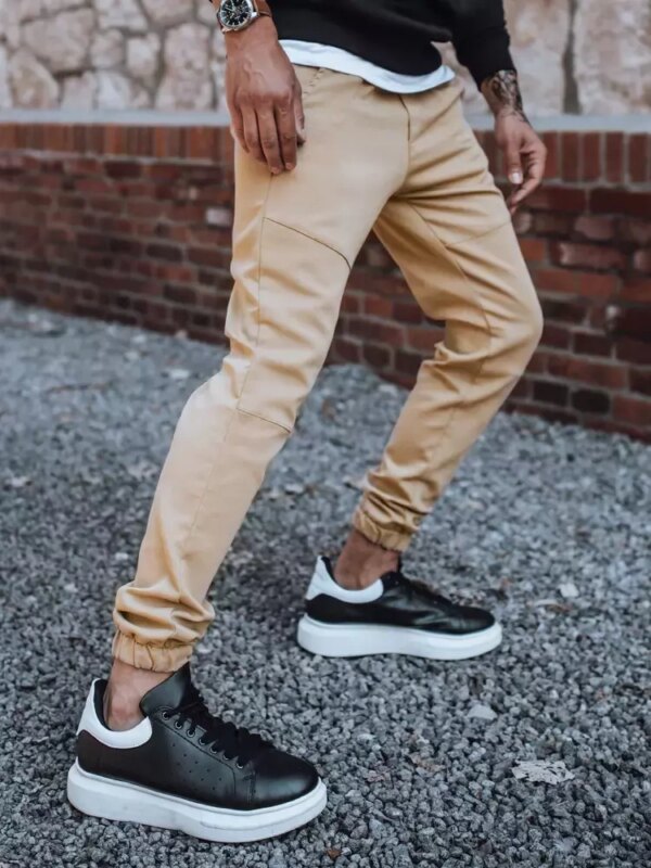 Bézs férfi farmer jogger Dstreet