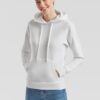 Biała bluza z kapturem Hooded Sweat Fruit of the Loom