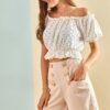 Bianco Lucci Women's 6-Button Pocket Shorts