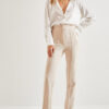Bianco Lucci Women's Chimali Palazzo Scuba Fabric Trousers