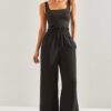 Bianco Lucci Women's Elastic Waist Trousers
