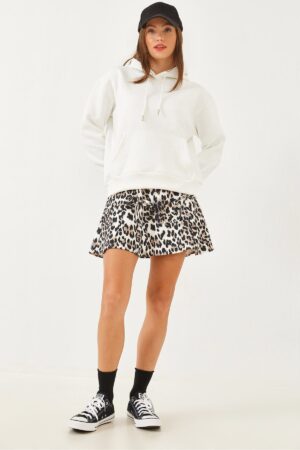 Bianco Lucci Women's Kangaroo Pocket Sweatshirt MBHS012