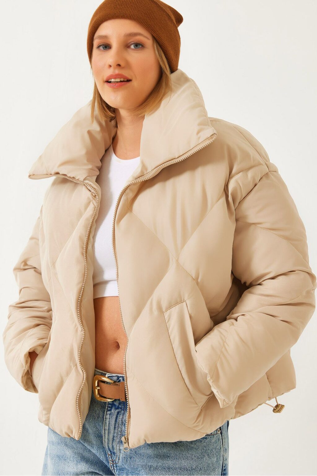 Bianco Lucci Women's Oversize Puffer Jacket