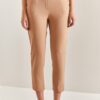 Bianco Lucci Women's Stringed Atlas Fabric Trousers