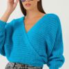 Bianco Lucci Women's Tie Detailed Knitwear Cardigan
