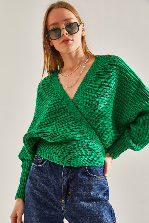 Bianco Lucci Women's Tie Detailed Knitwear Cardigan