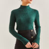 Bianco Lucci Women's Turtleneck Piece Sweater