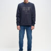 Big Star Man's Sweatshirt Sweat 152527 Blue-403