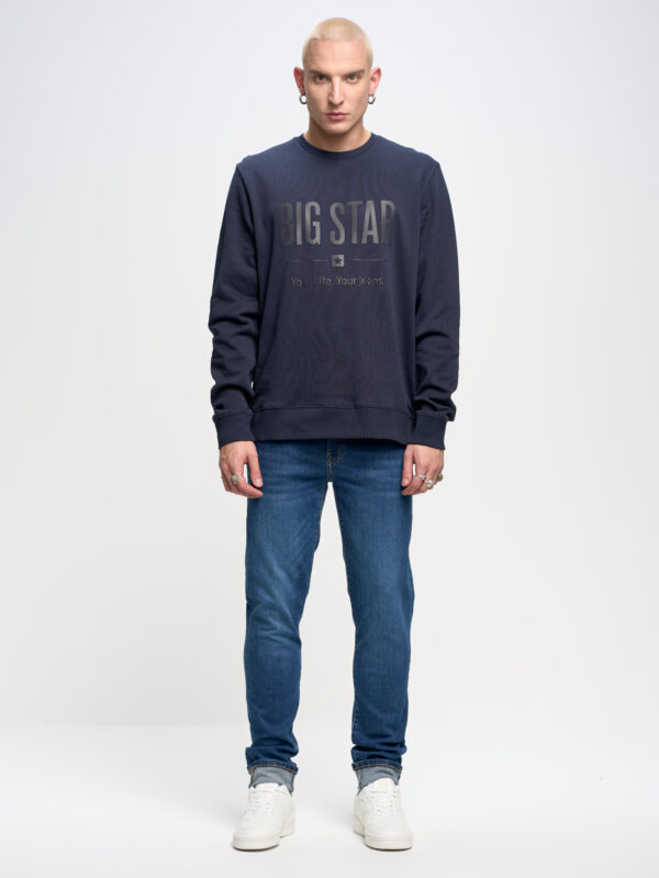 Big Star Man's Sweatshirt Sweat 152527 Blue-403