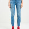 Big Star Woman's Push Up Trousers 115620 Medium Denim-301