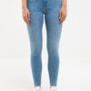 Big Star Woman's Push Up Trousers Denim 115620 Light Denim-103