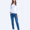 Big Star Woman's Shirt_ss_slim Trousers 115541  Denim-449