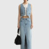 Big Star Woman's Skirt 120195  Denim-208