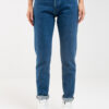 Big Star Woman's Tapered Trousers Denim 190059 Dark Denim-500