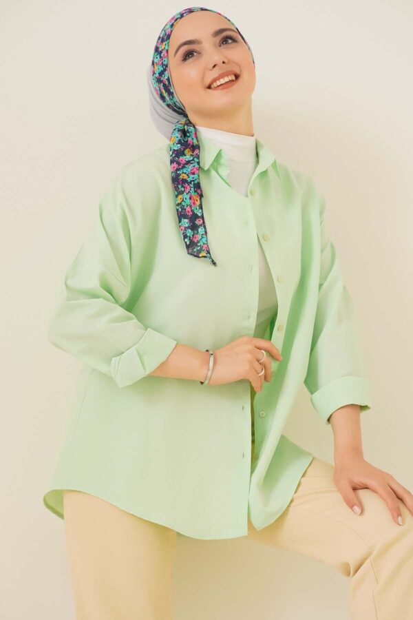 Bigdart 103901 Oversize Basic Shirt - E.gree