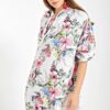 Bigdart 4125 Oversize Sweat Dress - White