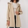 Bigdart 5934 Hooded Trench Coat - Beige