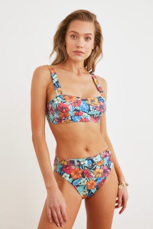Bikini alsó Trendyol Floral patterned