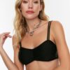 Bikini felső Trendyol Pleated