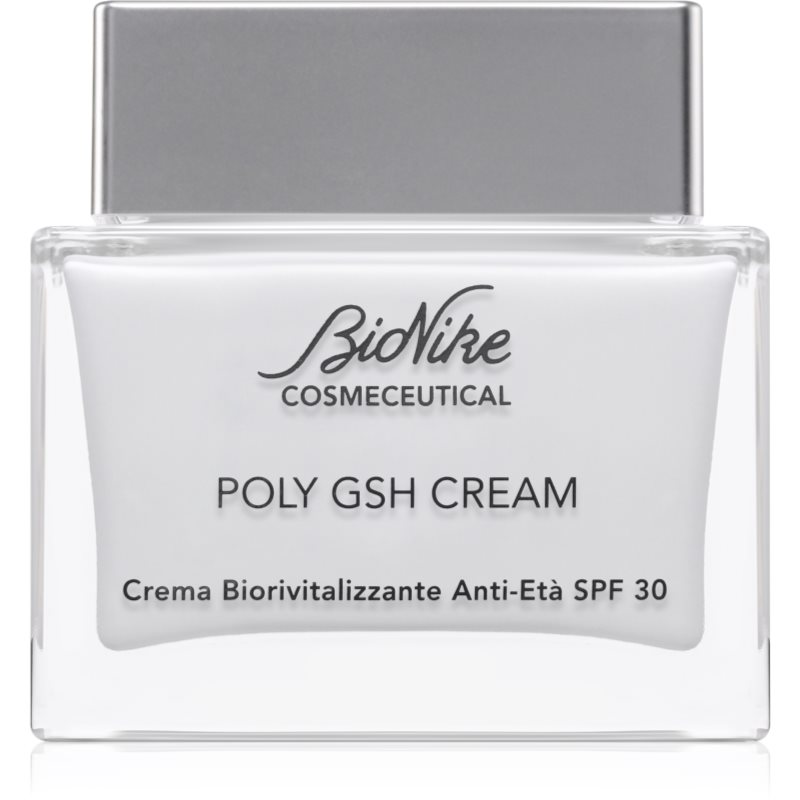 BioNike Cosmeceutical POLY GSH CREAM megújító krém a bőr öregedése ellen SPF 30 50 ml-ár