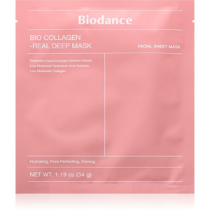 Biodance Bio-Collagen Real Deep Mask intenzív hidrogélmaszk hidratálja a bőrt és minimalizálja a pórusokat 34 g-ár