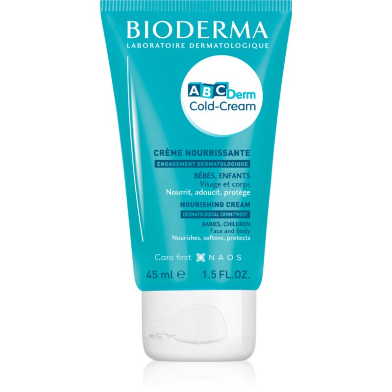 Bioderma ABC Derm Cold-Cream tápláló krém az arcra és a testre gyermekeknek születéstől kezdődően 45 ml-Eredeti