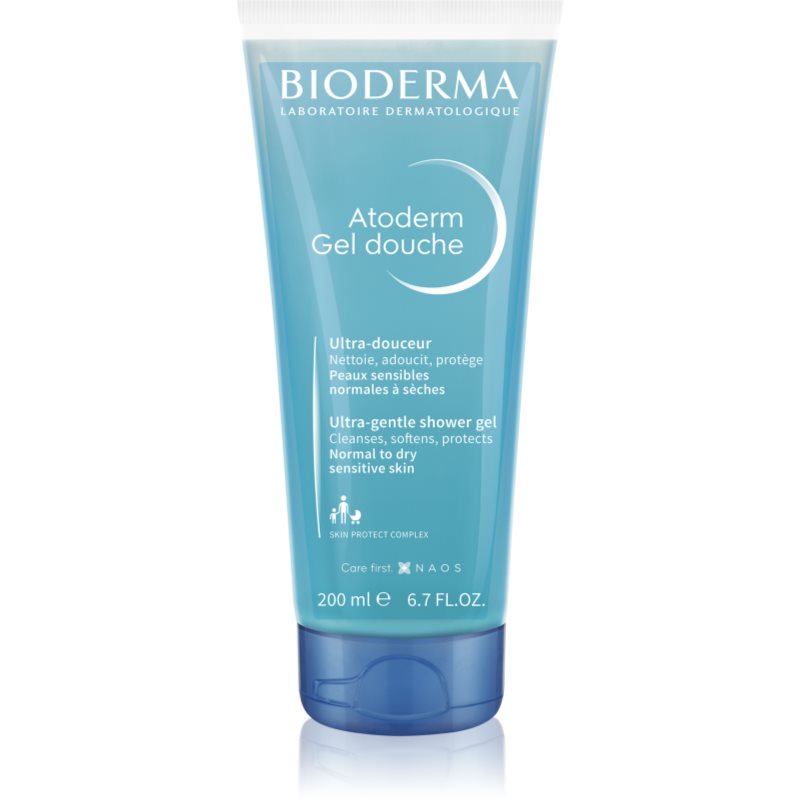 Bioderma Atoderm Gel gyengéd tusfürdő gél száraz és érzékeny bőrre 200 ml