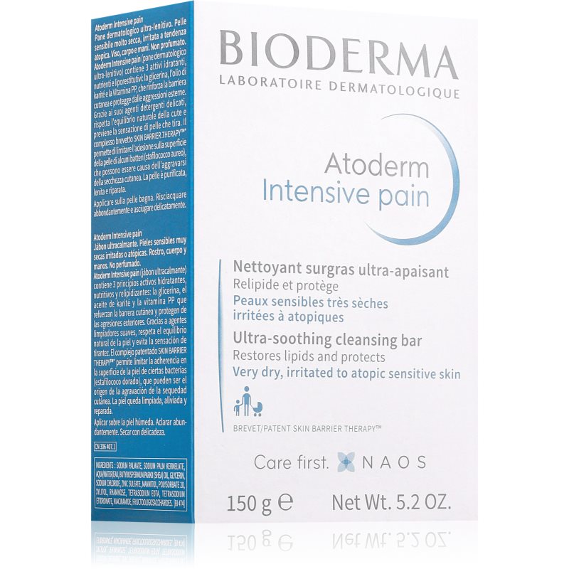 Bioderma Atoderm Intensive tisztító szappan Száraz