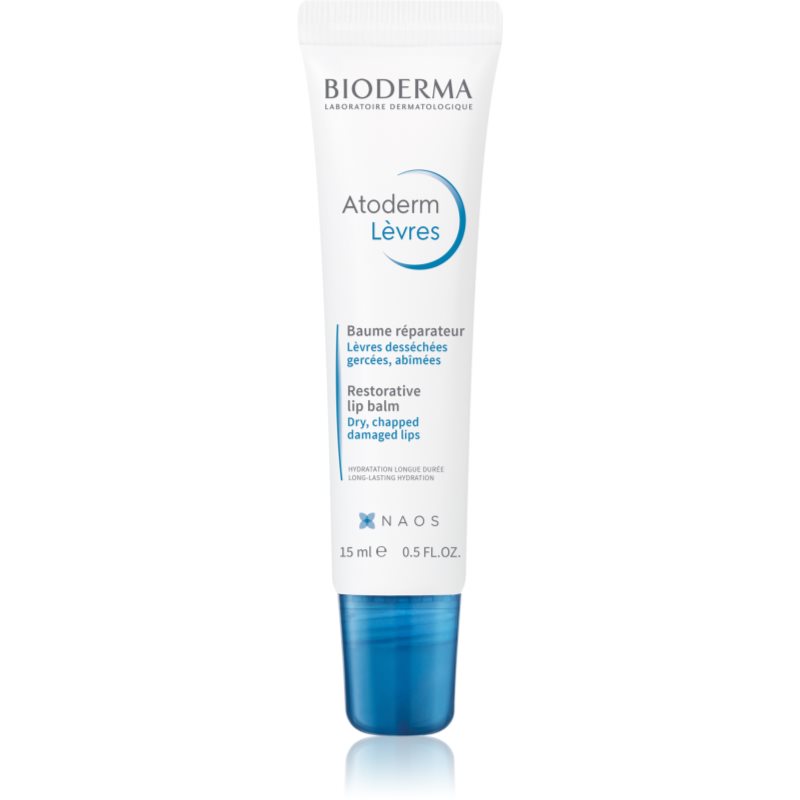 Bioderma Atoderm Lip Balm megújító balzsam a száraz ajkakra 15 ml-Eredeti