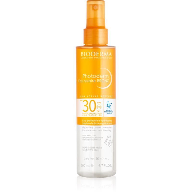 Bioderma Photoderm Eau solaire BRONZ napozó spray bronzosítóval SPF 30 200 ml-Ár