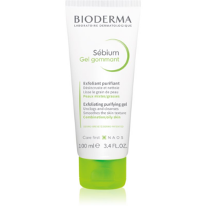 Bioderma Sébium Exfoliating Purifying Gel tisztító peeling kombinált és zsíros bőrre 100 ml-Eredeti