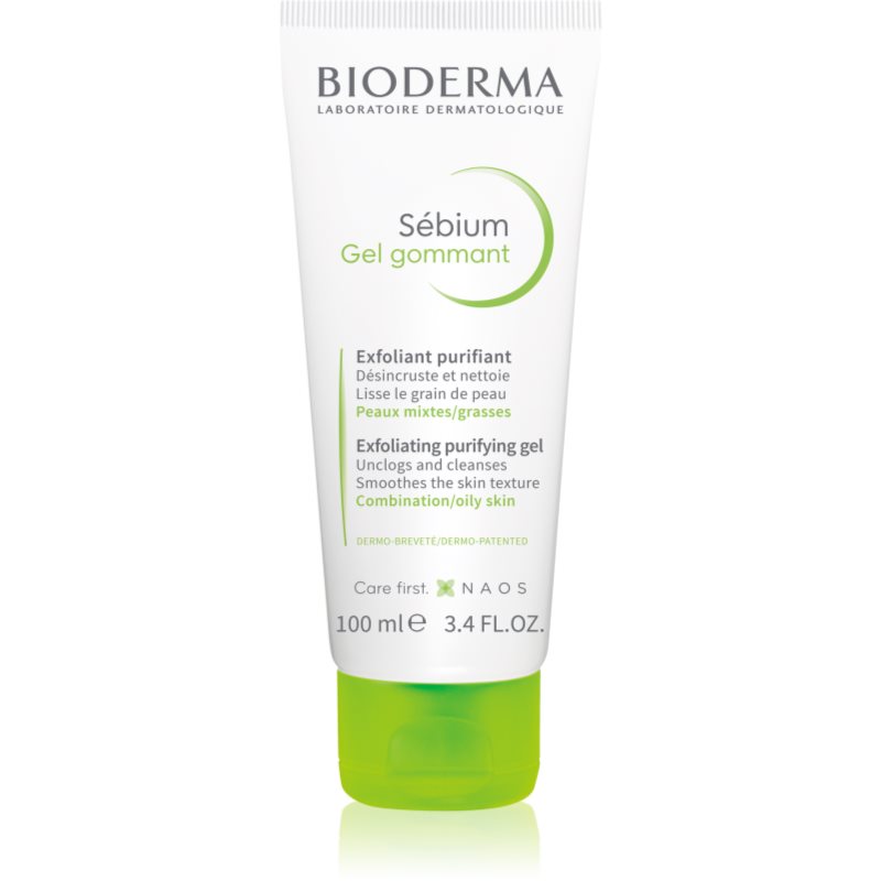 Bioderma Sébium Exfoliating Purifying Gel tisztító peeling kombinált és zsíros bőrre 100 ml-Eredeti