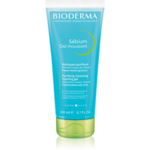 Bioderma Sébium Gel Moussant tisztító gél kombinált és zsíros bőrre 200 ml-Ár