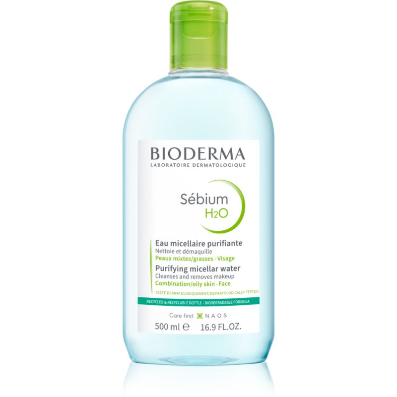 Bioderma Sébium H2O micellás víz kombinált és zsíros bőrre 500 ml-Eredeti
