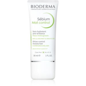 Bioderma Sébium Mat Control könnyű hidratáló krém a fénylő arcbőr és a kitágult pórusok ellen 30 ml-Ár