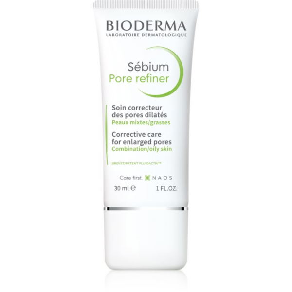 Bioderma Sébium Pore Refiner gyengéd mattító arckrém a pórusok összehúzására 30 ml-Eredeti
