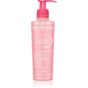 Bioderma Sensibio Gel Moussant gyengéd nyugtató tisztító és arclemosó gél 200 ml-Eredeti