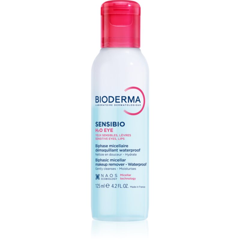 Bioderma Sensibio H2O eye kétfázisú micellás víz a szemre és a szájra 125 ml-Ár