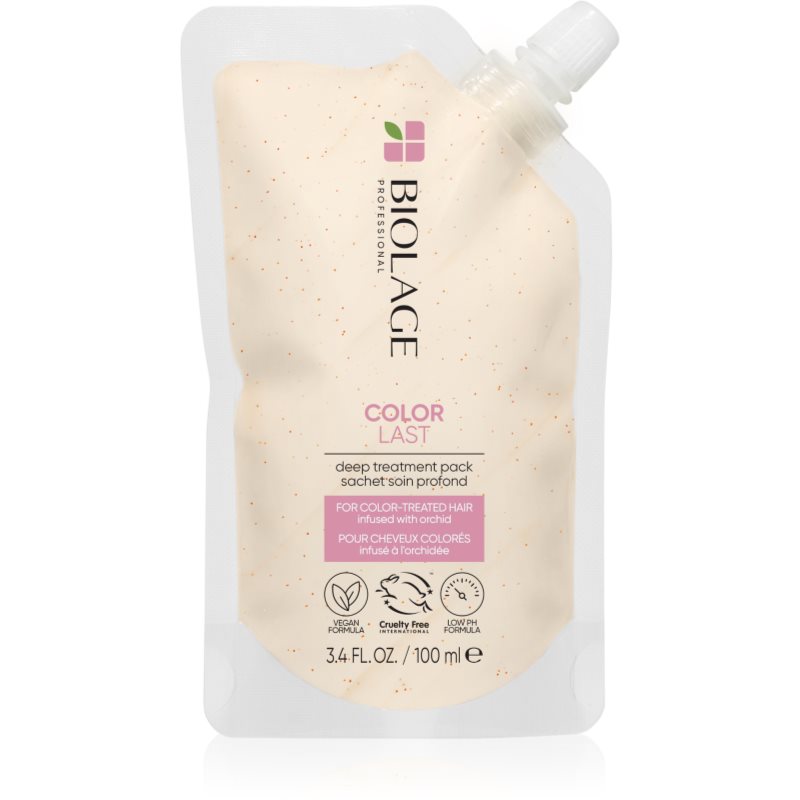 Biolage Essentials ColorLast mélyen tisztító maszk festett hajra 100 ml-Eredeti
