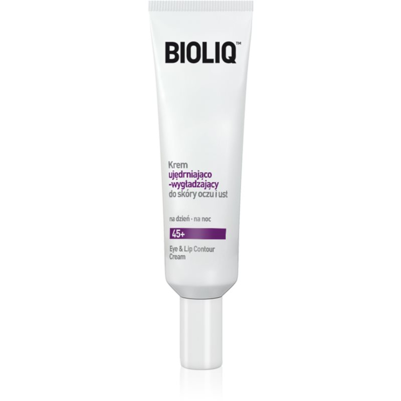 Bioliq 45+ bőrfeszesítő krém a szem és a száj mélyráncaira (Prunus Serrulata) 15 ml-Eredeti
